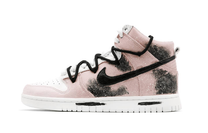 Nike Nike Dunk High Retro PRM 'Shi' Galaxy Fragment, Hand Drawn Non slip Lightweight High top Skateboard Shoes Unisex