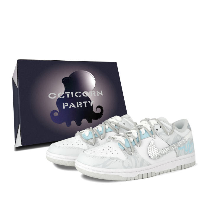 Nike Nike Dunk Cushioning Abrasion Resistant Cushioning, Wear Resistant Low top Skateboard Shoes Unisex Gray