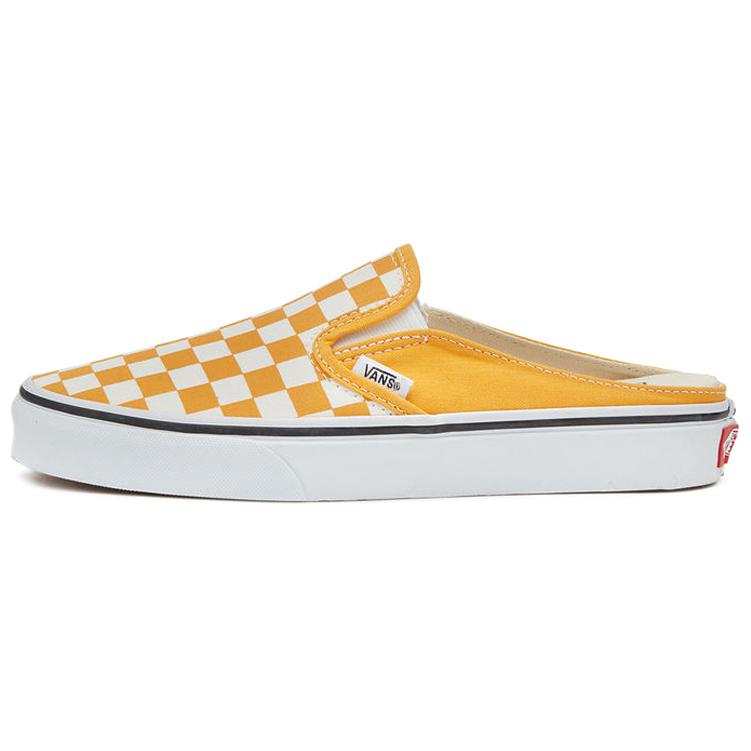 Vans Vans Checkerboard Mule Slip On Skate Sneakers 'Yellow White'