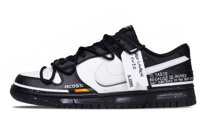 Nike Nike Dunk Moment Of Blank Low top Skateboard Shoes Men's Black White