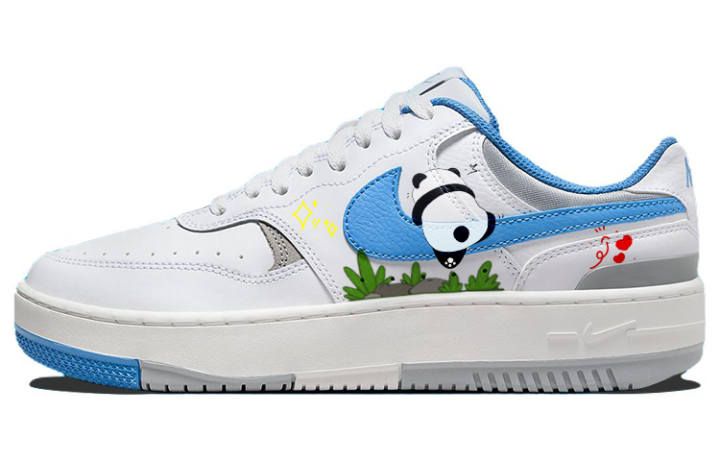 Nike Nike Gamma Force Heart Panda, Grass Stone Panda Slip Resistant Abrasion Resistant Low top Skateboard Shoes Unisex