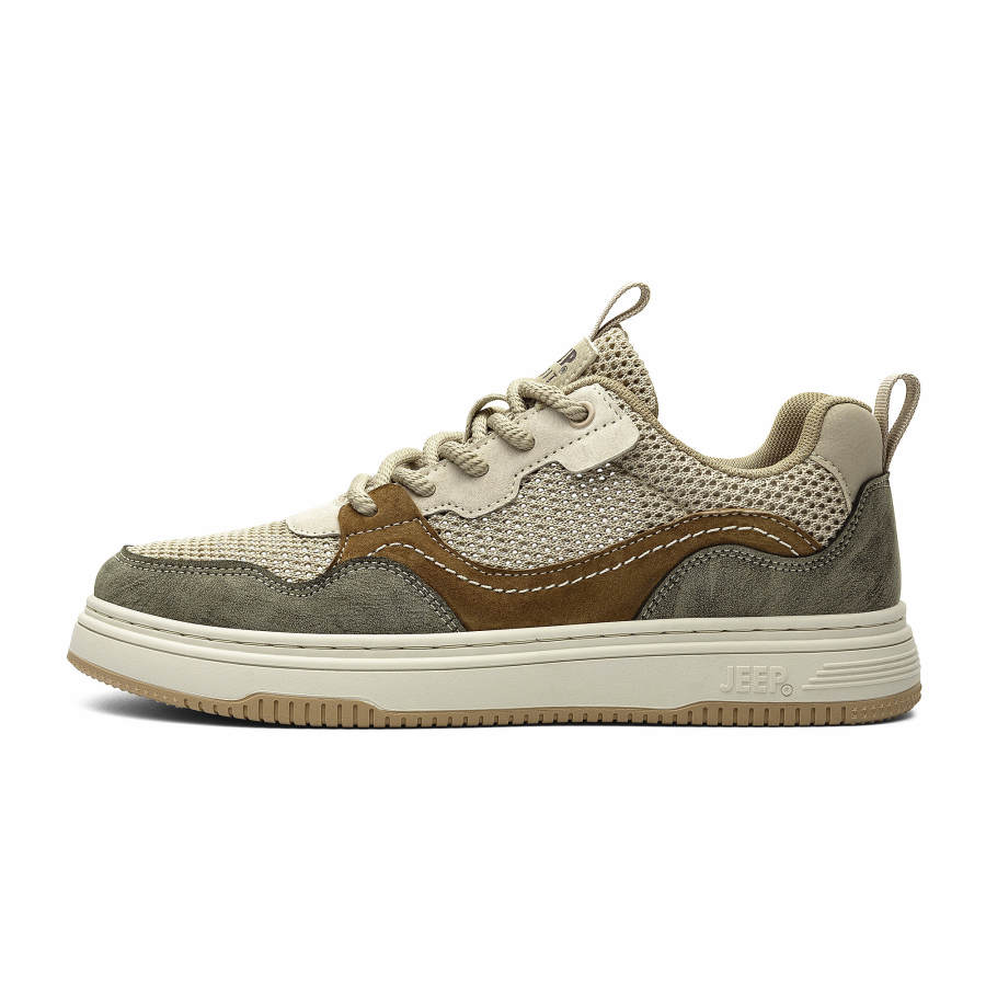 JEEP SPIRIT Quick Dry Lightweight Low top Skateboard Shoes Men's Sandstone