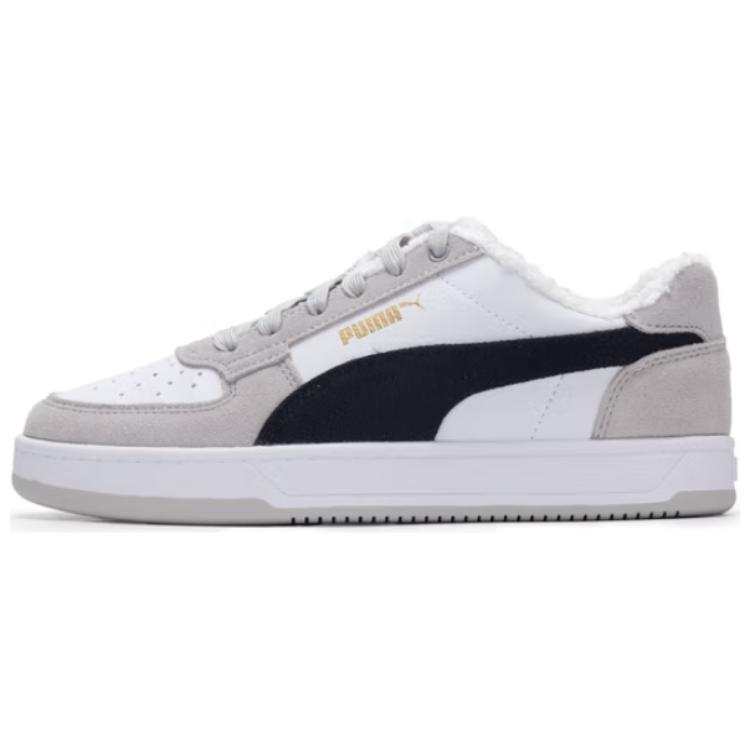 PUMA Caven 2.0 Abrasion Resistant Low top Skateboard Shoes Unisex Gray White