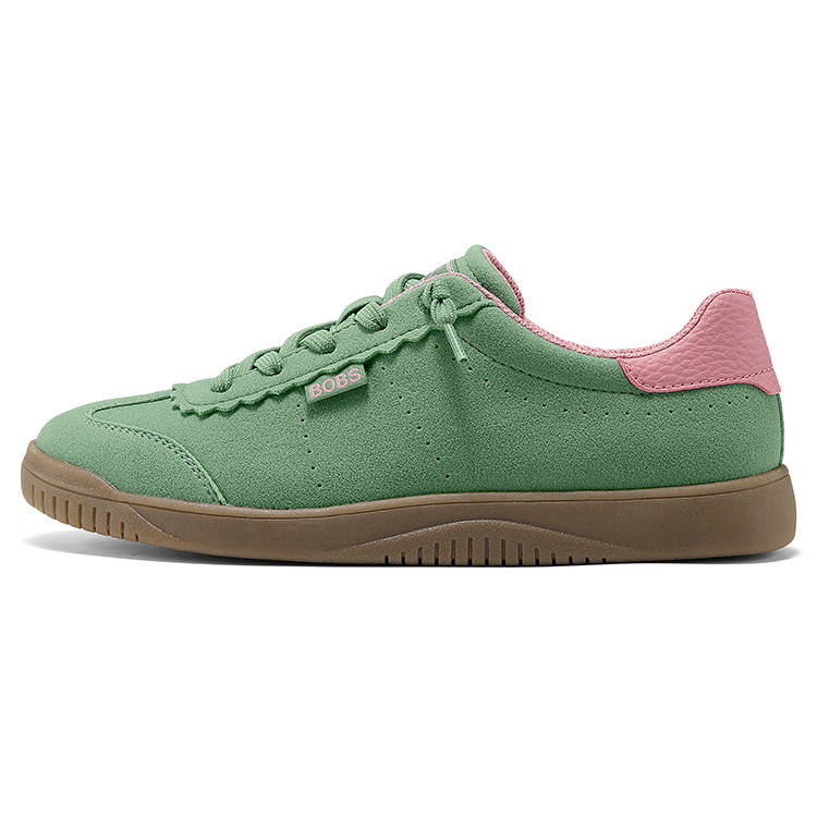 Skechers AIR COOLED MEMORY Low top Skateboard Shoes Women's Green Pink Brown