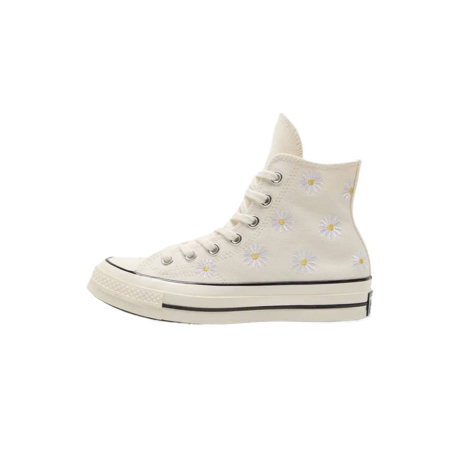 Converse Chuck 70 Converse High 'Embroidered Daisies - Egret'