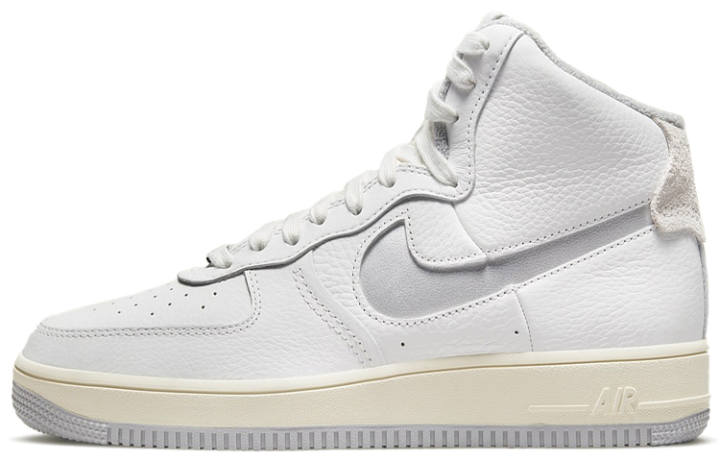 Nike Nike Air Force 1 High Sculpt White Silver Women's