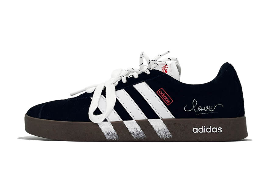 Adidas Adidas VL COURT 2.0 Abrasion Resistant Abrasion Resistant Low top Skateboard Shoes Unisex