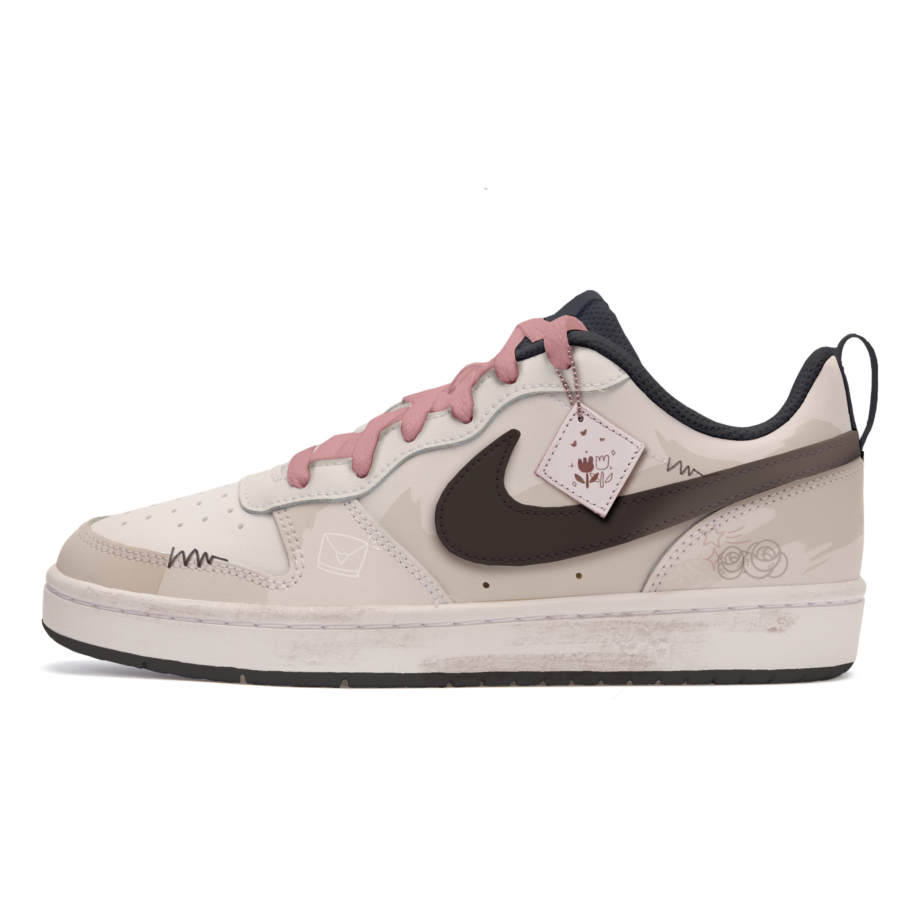 Nike Nike Court Borough 2 Freedom Panda, Deeply In Love Radio, Falling Into The Twilight, Heart Fluttering Minimalist Style
