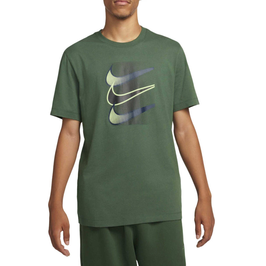 Nike Nike Sportswear T Shirts Men's Fir Wood Crew Neck Moderate