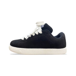 XLAIII Slip Resistant Abrasion Resistant Low top Skateboard Shoes Unisex Black White