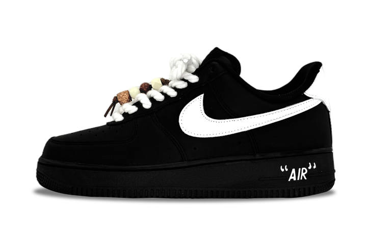 Nike Nike Air Force 1 White Logo Coverage Abrasion Resistant Coverage Abrasion Resistant Low top Skateboard Shoes Unisex