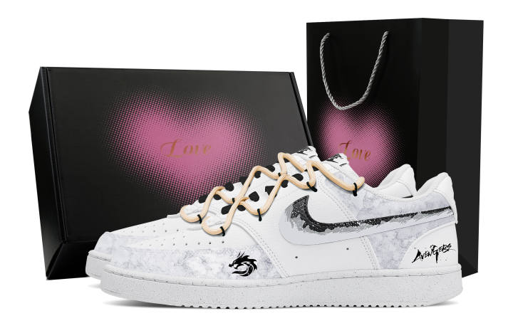 Nike Nike Court Vision 1 Low top Skateboard Shoes Men's White