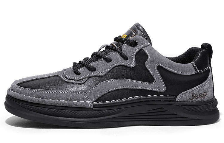 Jeep Abrasion Resistant Low top Skateboard Shoes Men's Gray
