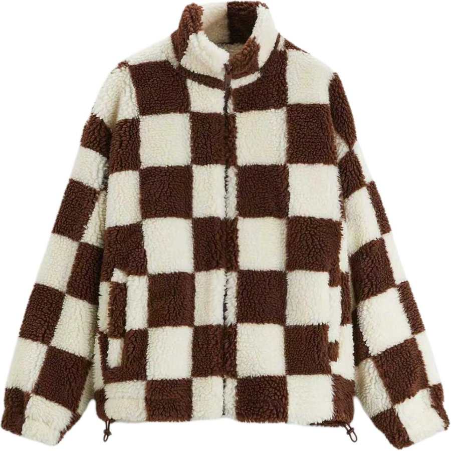 ZARA Jackets Men's Brown Stand Collar Moderate Other