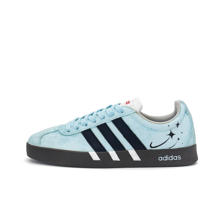 Adidas Adidas VL COURT 2.0 Skateboard Shoes Unisex Low Top Black