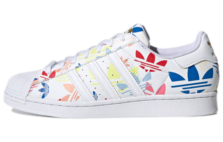 Adidas Originals Adidas Superstar 'Allover Trefoil - White Multi'