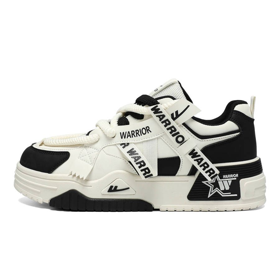 Warrior Abrasion Resistant Breathable Height Increasing Low top Skateboard Shoes Men's