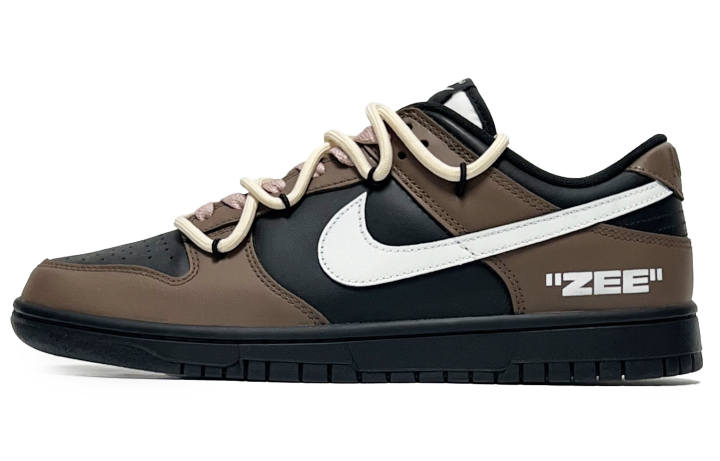 Nike Nike Dunk Caramel Mocha Abrasion Resistant Low top Skateboard Shoes Unisex Dark Brown