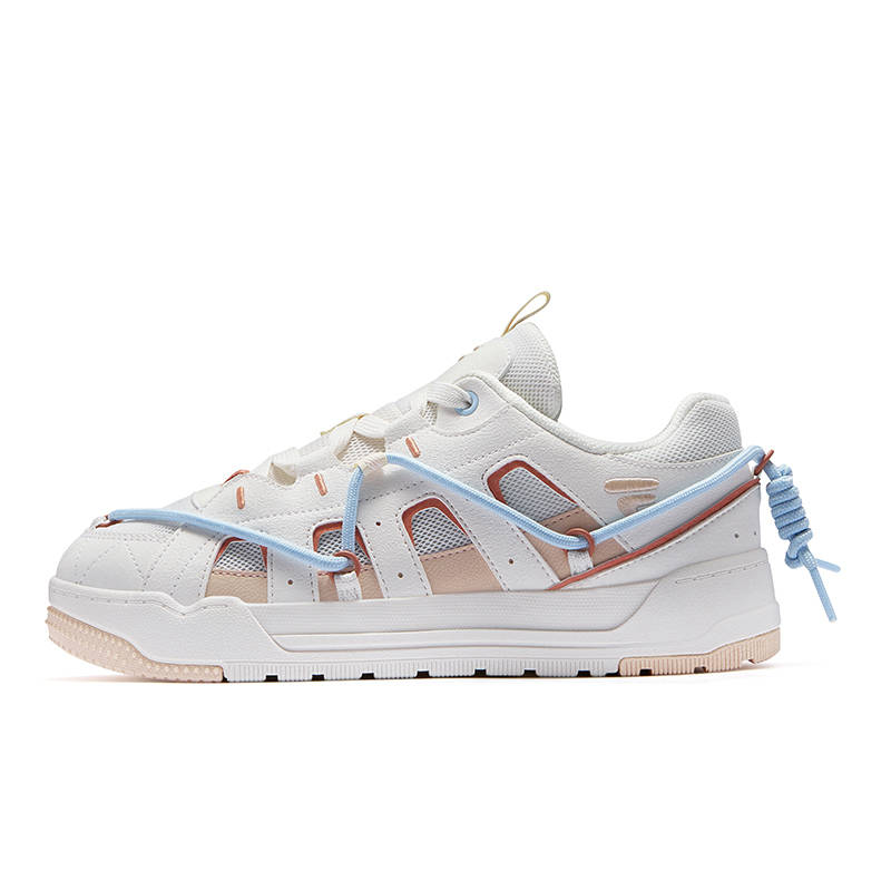 FILA FUSION REEF Shoes Abrasion Resistant Low top Skateboard Shoes Women's White Pink