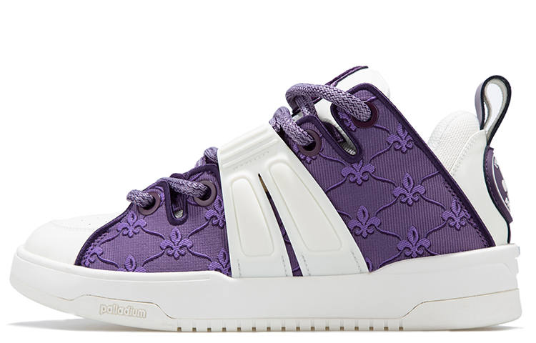 Palladium Slip Resistant Abrasion Resistant Low top Skateboard Shoes Women's Purple