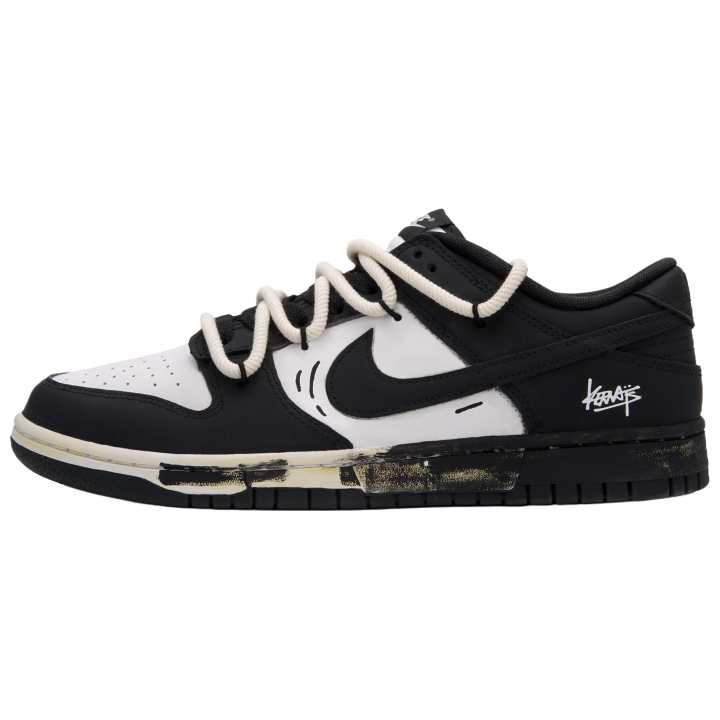 Nike Nike Dunk Shadow Art Low top Skateboard Shoes Unisex Black White
