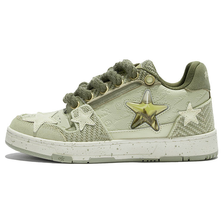 KAALIXTO x BEASTER Textile, Synthetic Leather Abrasion Resistant Low top Skateboard Shoes Unisex