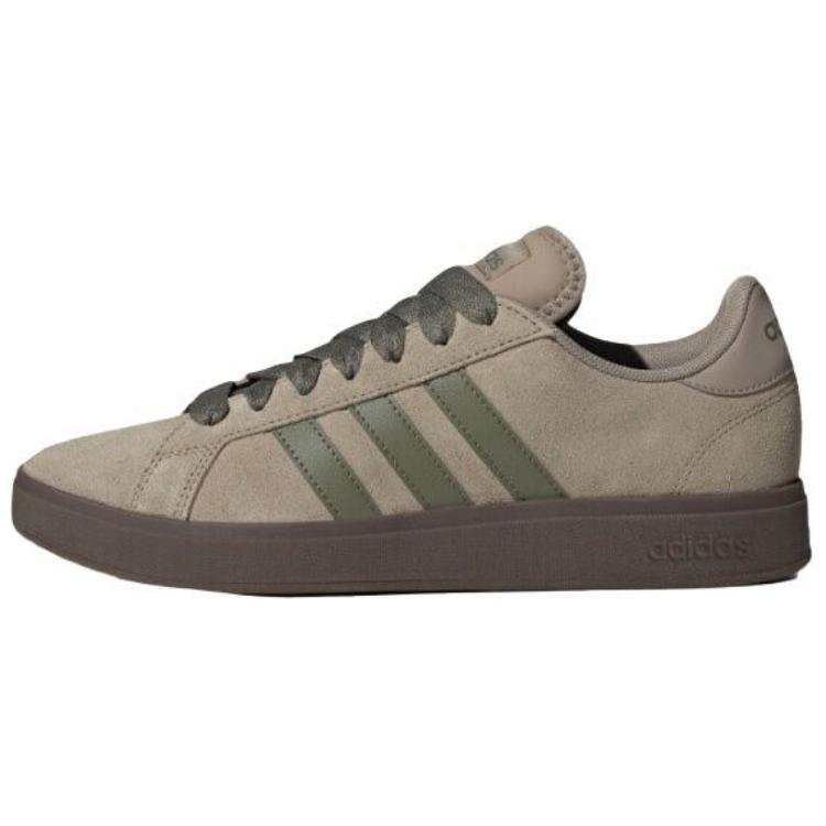 Adidas Adidas Grand Court Base 00s Low top Skateboard Shoes Unisex Brown Green