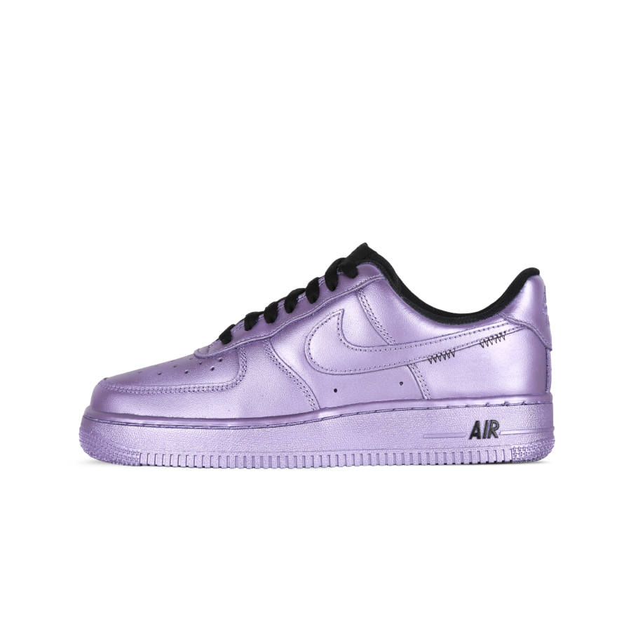 Nike Nike Air Force 1 Fairyland Abrasion Resistant Abrasion Resistant Low top Skateboard Shoes Unisex Black Purple
