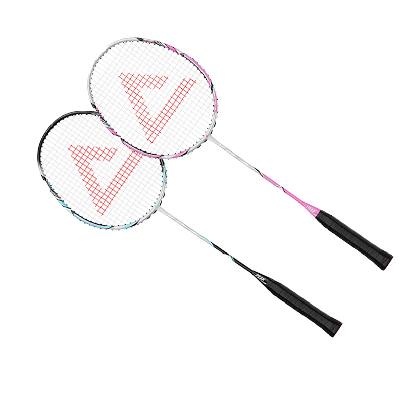 PEAK Full Carbon Badminton Rackets Offensive Type Heavy Head, Stiff Shaft Professional 675mm Unisex 5U/G5