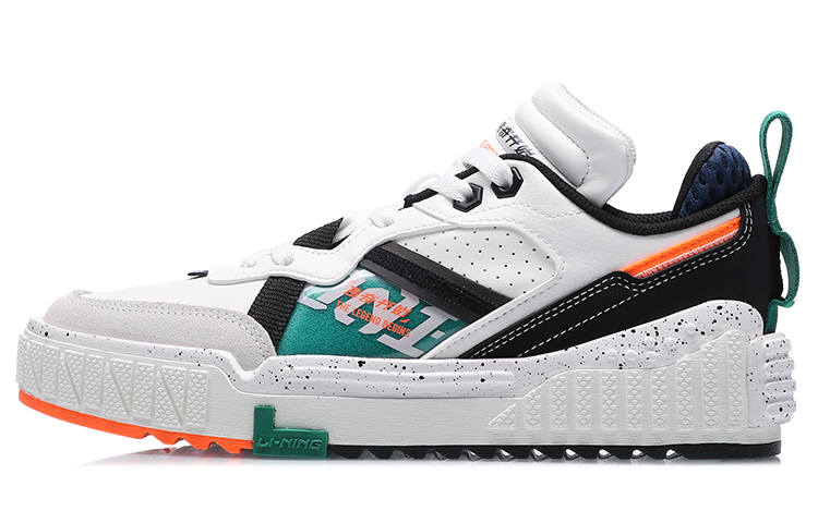 Li-Ning Li Ning 001 UNBLOCK Skateboard Shoes Women's Low Top White/Green
