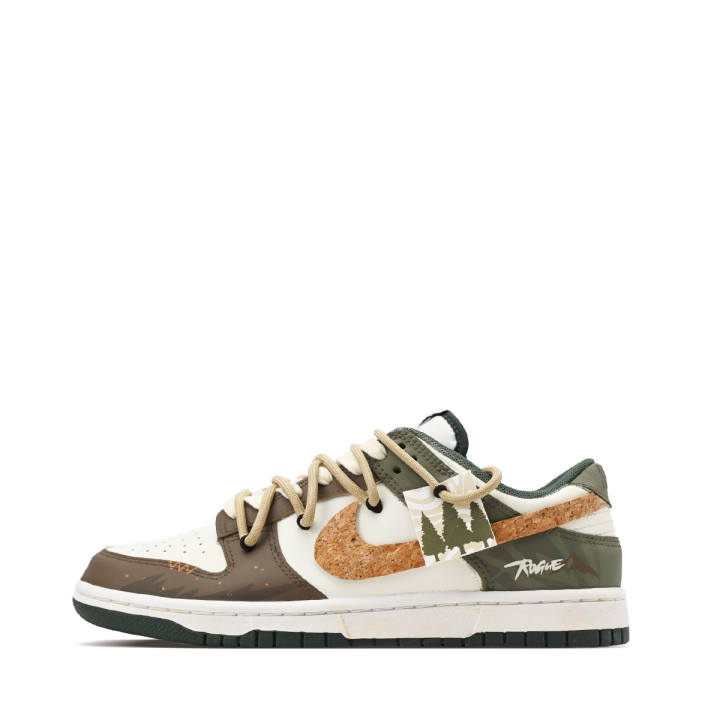 Nike Nike Dunk Jungle Wanderer Abrasion Resistant Low top Skateboard Shoes Unisex