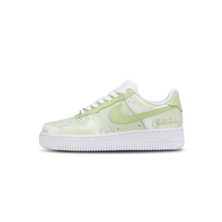 Nike Nike Air Force 1 Low top Skateboard Shoes Women's Green White