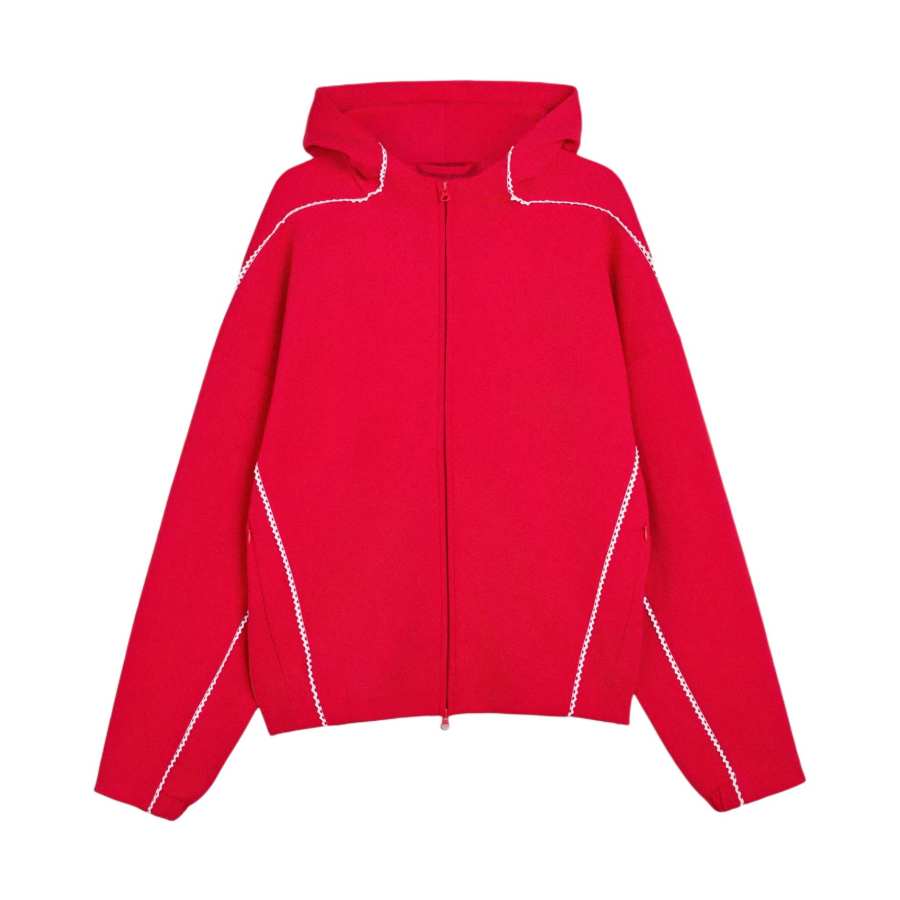 Adidas Adidas x Arte Antwerp zip-up lace-trim hoodie