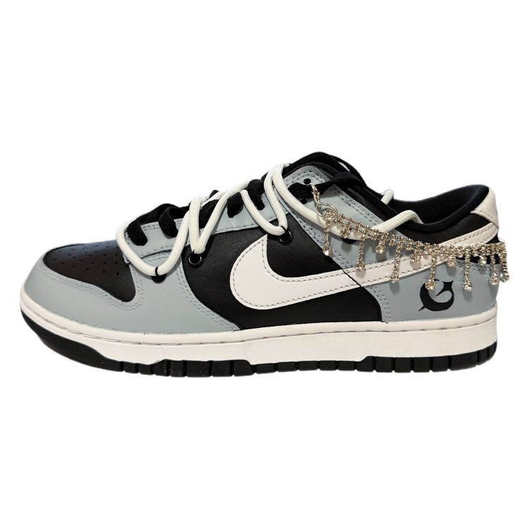 Nike Nike Dunk Galaxy Abrasion Resistant Low top Skateboard Shoes Men's Black Gray