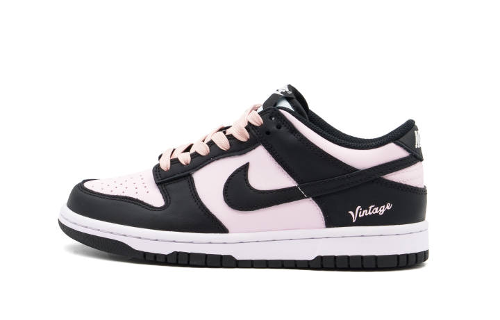 Nike Nike Dunk Low top Skateboard Shoes Unisex Black Pink