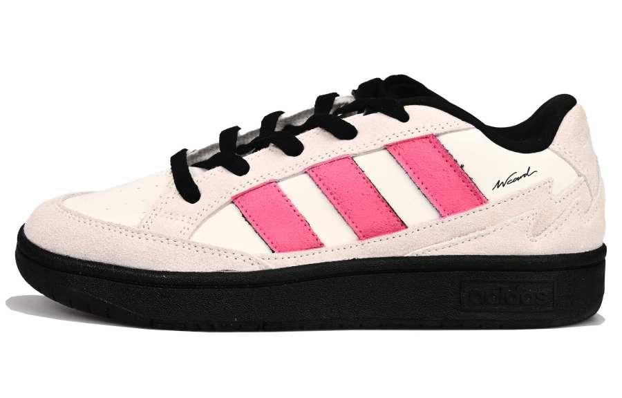 Adidas Adidas WCARD ADV Abrasion Resistant Low top Skateboard Shoes Unisex White Pink
