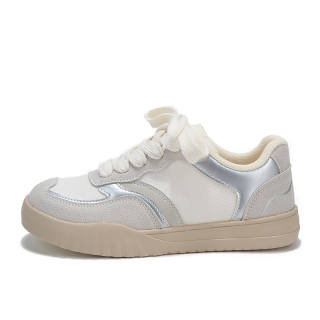 Binya Lightweight Anti Slip Low top Skateboard Shoes Women's Beige