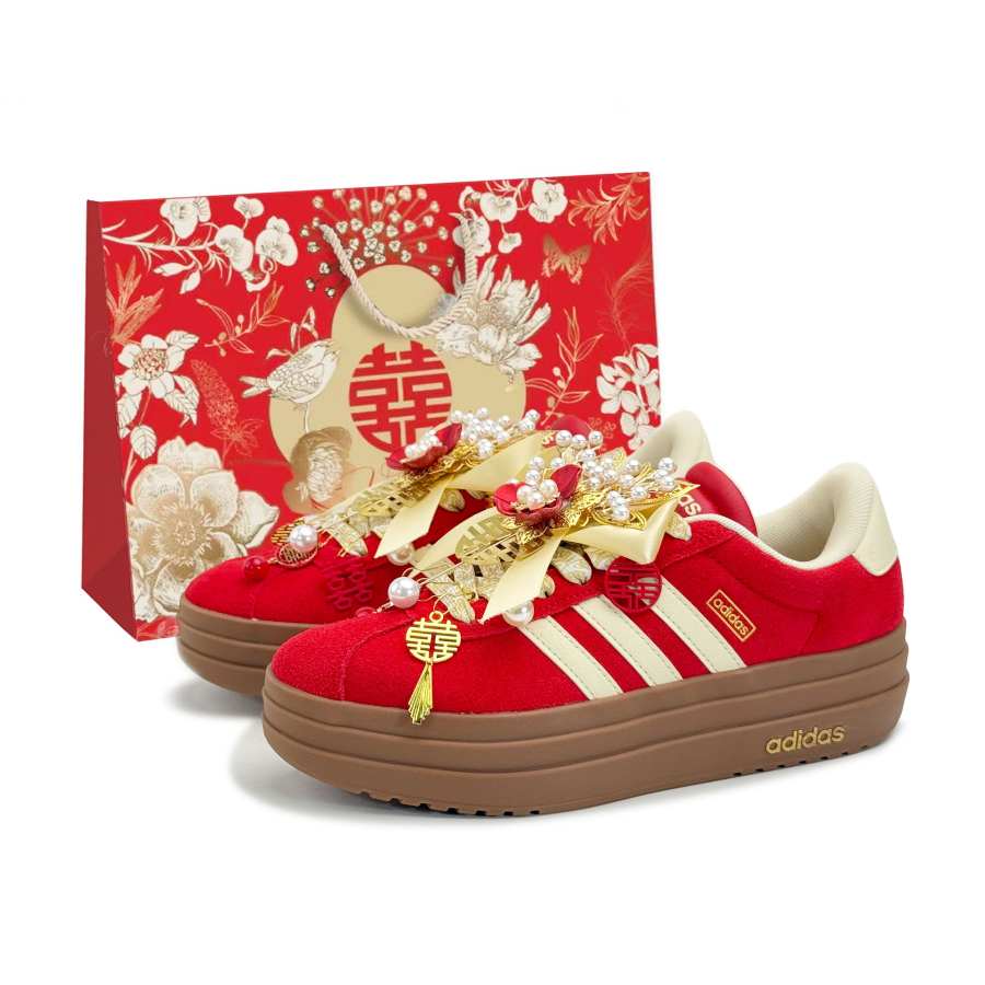 Adidas Adidas VL Court Bold Abrasion Resistant Height Increasing Abrasion Resistant Height Increasing Skateboard Shoes Women's