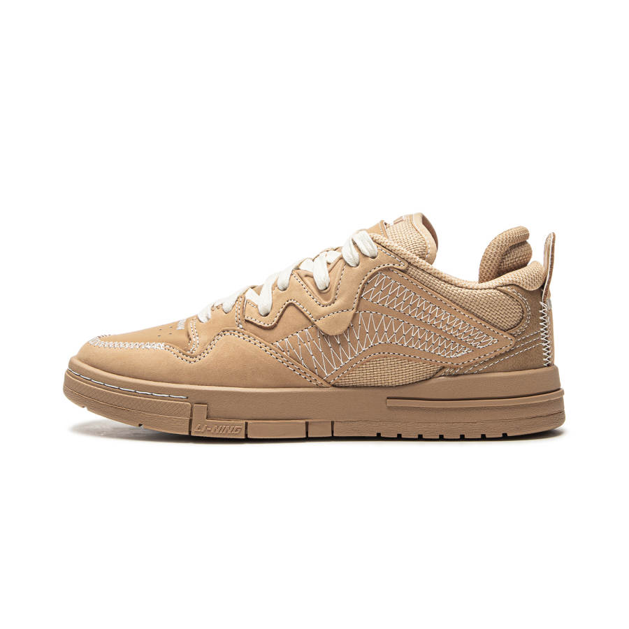Li-Ning Li Ning Wave Pro Slip Resistant Abrasion Resistant Low top Skateboard Shoes Women's Brown