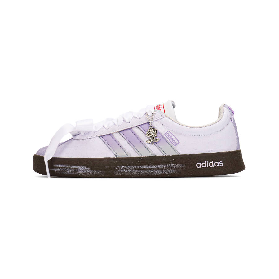 Adidas Adidas VL COURT 2.0 Summer Dream Cushioning, Wear Resistant Low top Skateboard Shoes Unisex Light Purple