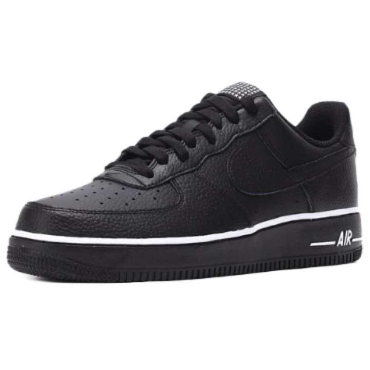 Nike Nike Air Force 1 Slip Resistant Abrasion Resistant Low top Skateboard Shoes Unisex Black