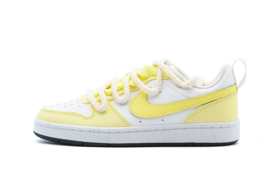 Nike Nike Court Borough Cushioning, Wear Resistant Low top Skateboard Shoes Women's Lemon