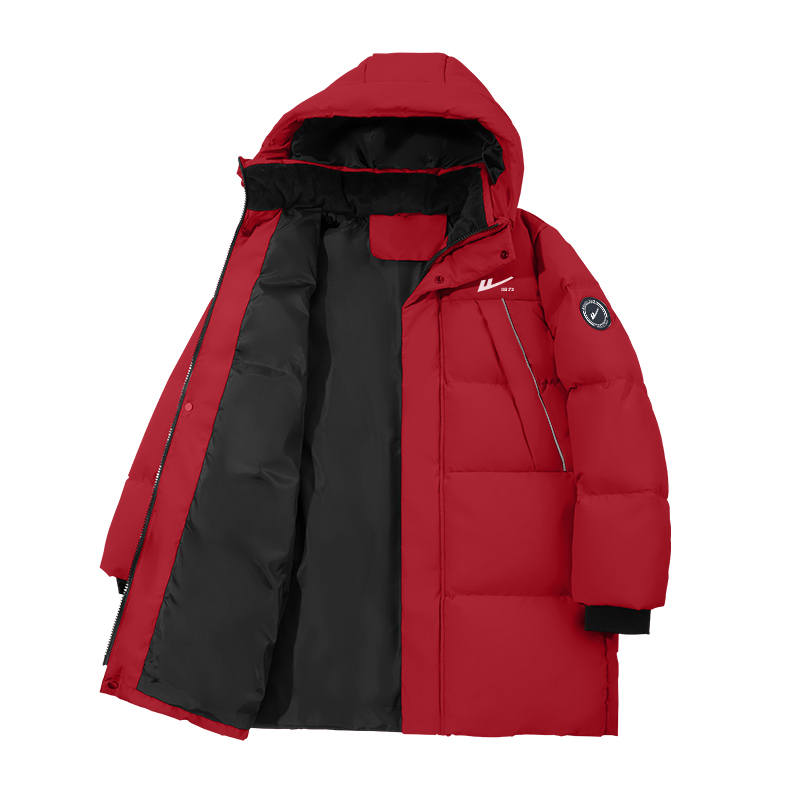 WARRIOR WARRIOR Kids Down Jackets Hooded Thickened Moderate
