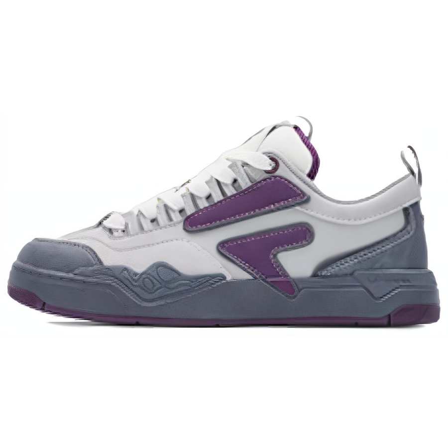 FILA FUSION Nollie Comfortable Impact Resistance And Abrasion Resistant Low top Skateboard Shoes Women's Gray