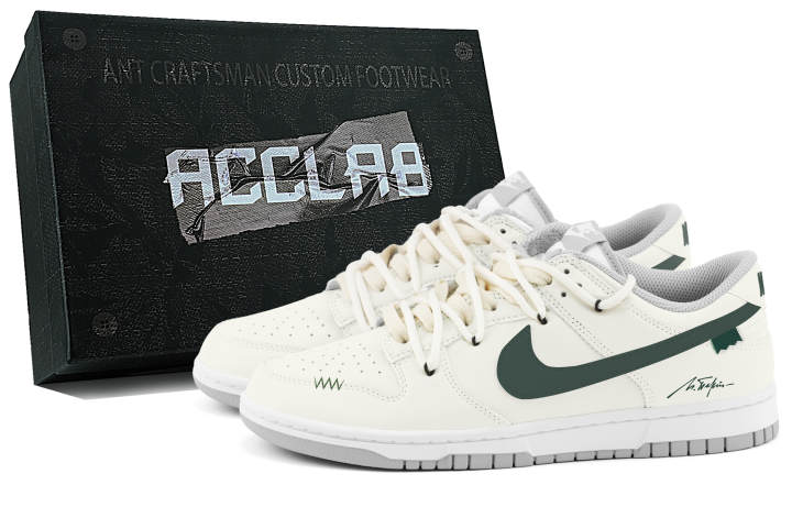 Nike Nike Dunk Height Increasing Low top Skateboard Shoes Men's Ecru