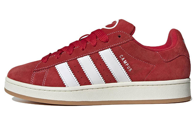 Adidas Originals CAMPUS 00s Abrasion Resistant Lightweight Low top Skateboard Shoes Unisex Red White