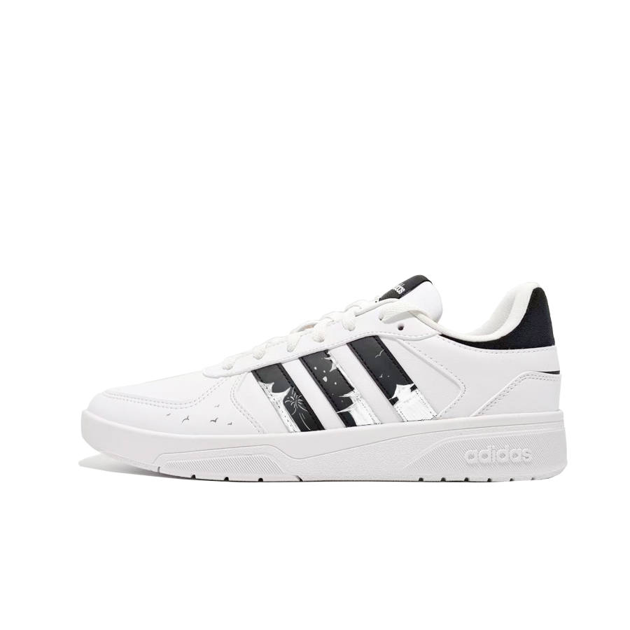 Adidas Neo Courtbeat Ink City Homecoming, Classic And Versatile, Trendy, Hand Drawn, Chinese Style, Ink Wash Individual