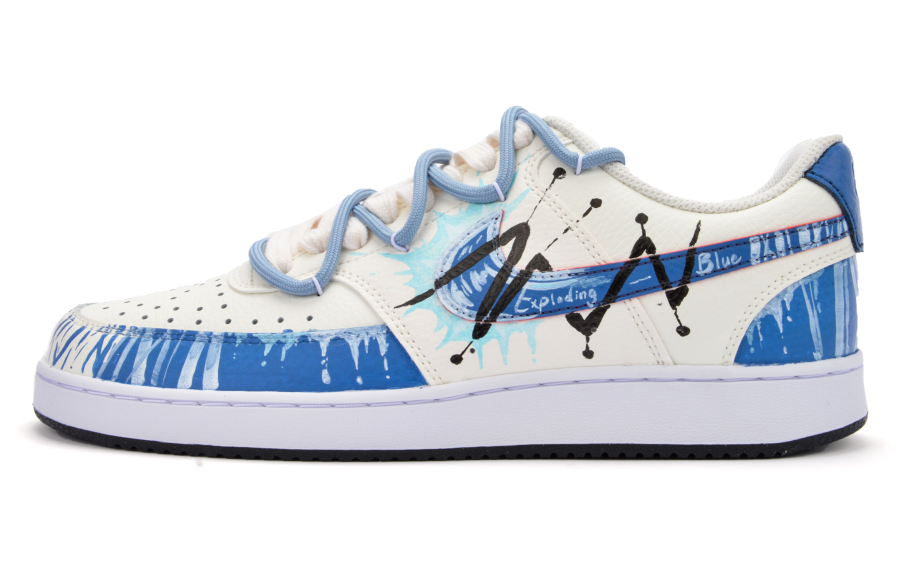 Nike Nike Court Vision 1 Abrasion Resistant Lightweight Wear resistant And Lightweight Low top Skateboard Shoes Men's