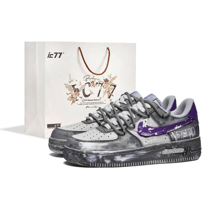 Nike Nike Air Force 1 Dark Night Myst Purple, Box Abrasion Resistant, Lightweight, Balanced