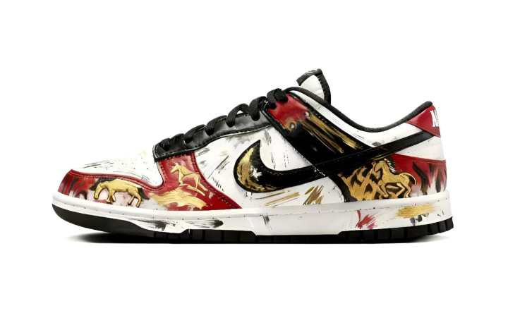 Nike Nike Dunk Immediate Success Cushioning Low top Skateboard Shoes Unisex Black Red